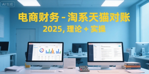 电商财务-淘系天猫对账2025，理论+实操-逃离打工