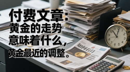付费文章：黄金的走势意味着什么，如何看待黄金最近的调整-逃离打工