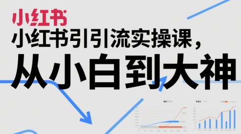 小红书引流实操课，从小白到大神-逃离打工