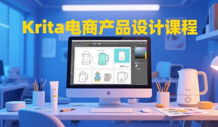 大梦老师·Krita电商产品设计课程-逃离打工