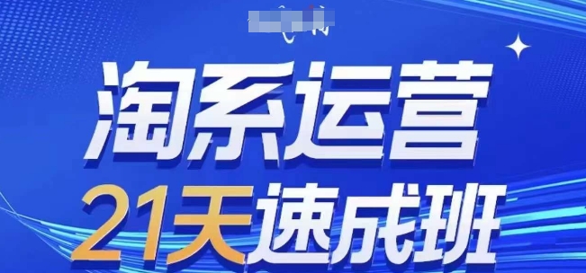 淘系运营21天速成班(更新25年6月)，0基础轻松搞定淘系运营，不做假把式-逃离打工