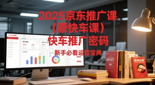 2025京东推广课(原快车课)解锁京东快车推广密码，新手必看运营宝典-逃离打工