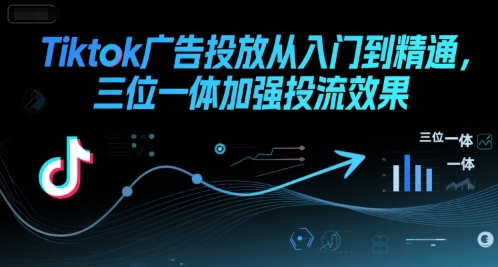 Tiktok广告投放从入门到精通，三位一体加强投流效果-逃离打工