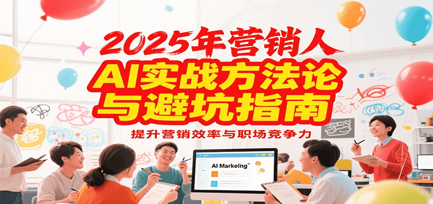 2025年营销实战方法论与避坑指南，利用AI提升营销效率与职场竞争力-逃离打工