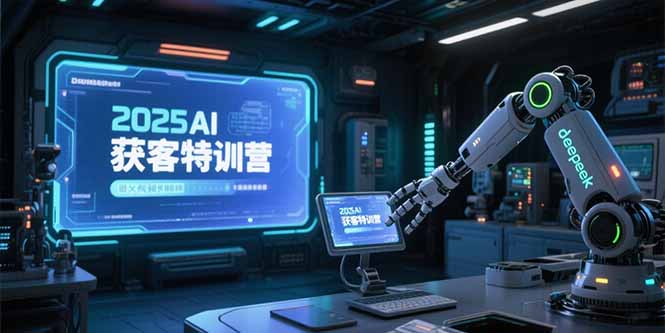 2025AI获客特训营，AI图文视频全制作，deepseek工具实操教学-逃离打工