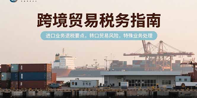 跨境贸易税务指南，进口业务退税要点，转口贸易风险，特殊业务处理-逃离打工