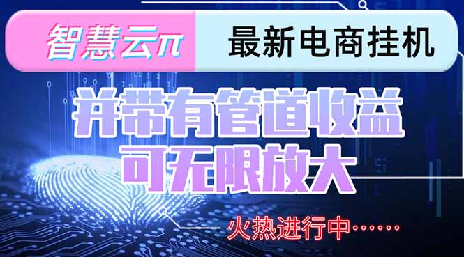智慧云π电脑挂机单机每天收益300—500+ 并带有团队管道收益 可无限放大-逃离打工